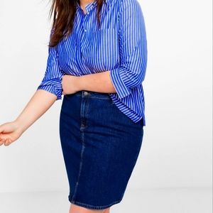 DARK DENIM SKIRT 😍